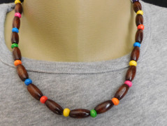 Náhrdelník - černý a modrý