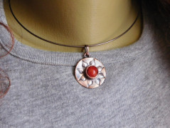 Náhrdelník - černý a modrý