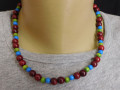 Náhrdelník - barevné korálky ....