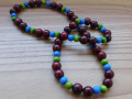 Náhrdelník - barevné korálky ....
