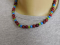 Náhrdelník - barevné korálky ....