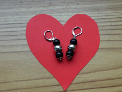 Náhrdelník - černý a modrý