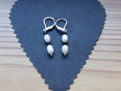 Náhrdelník - černý a modrý