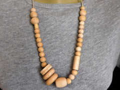 Náhrdelník - černý a modrý