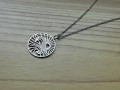 Náhrdelník - nerez , slunce a vlny