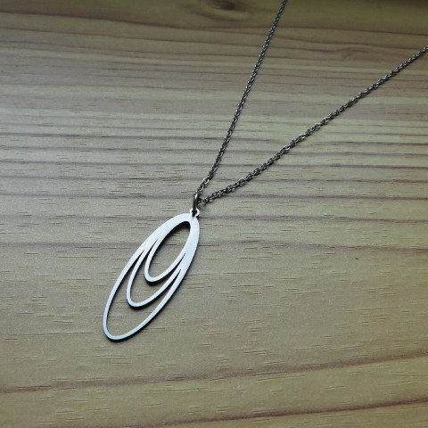 Náhrdelník - zajímavý tvar přívěšek nerez zajímavý tvar 