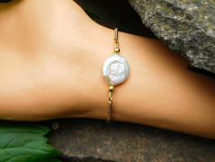 Náhrdelník - černý a modrý