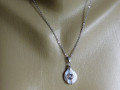 Náhrdelník nerez s keshi perlou