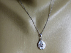 Náhrdelník - černý a modrý