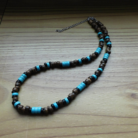 Pánský náhrdelník šperk dřevěný náhrdelník pánský 