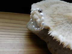 Náhrdelník - černý a modrý