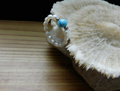 Náhrdelník - černý a modrý