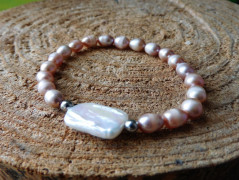 Náhrdelník - černý a modrý