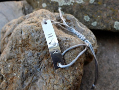 Náhrdelník - černý a modrý