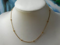 Náhrdelník -zlatá nerez ocel
