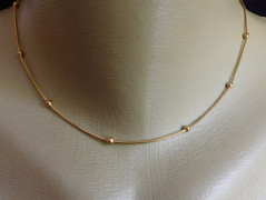 Náhrdelník - černý a modrý