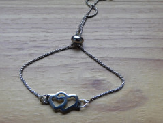 Náhrdelník - černý a modrý