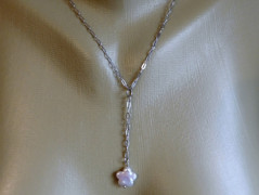 Náhrdelník - černý a modrý