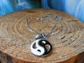 Náhrdelník nerez- jing jang