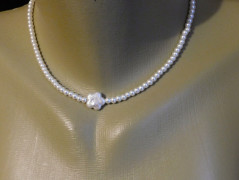 Náhrdelník - černý a modrý