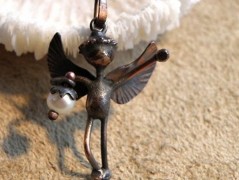 Náhrdelník - černý a modrý