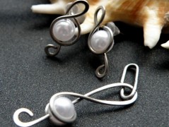 Náhrdelník - černý a modrý