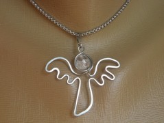 Náhrdelník - černý a modrý