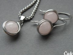 Náhrdelník - černý a modrý