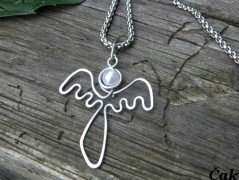 Náhrdelník - černý a modrý