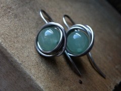 Náhrdelník - černý a modrý