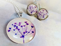 náušnice Linecké cukroví -chir.ocel