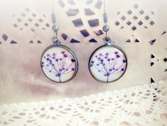 náušnice Linecké cukroví -chir.ocel