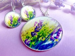 náušnice Linecké cukroví -chir.ocel