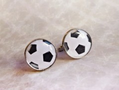 náušnice Linecké cukroví -chir.ocel