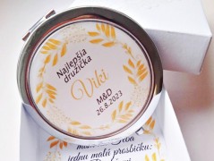 náušnice Linecké cukroví -chir.ocel