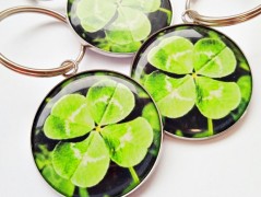 náušnice Linecké cukroví -chir.ocel