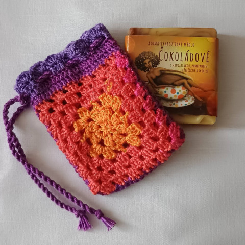 Pytlíček na tělové mýdlo menší 2. pytlíček masážní na mýdlo tělový 