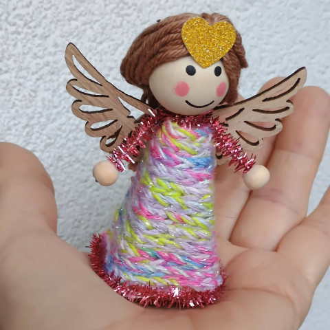 Malý andílek dekorace vánoční ozdoba andílek 