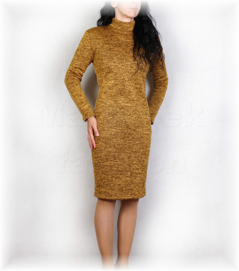 Šaty -hřejivé (více barev) sportovní šedá šaty zimní kapsy podzimní volnočasové svetrovina 