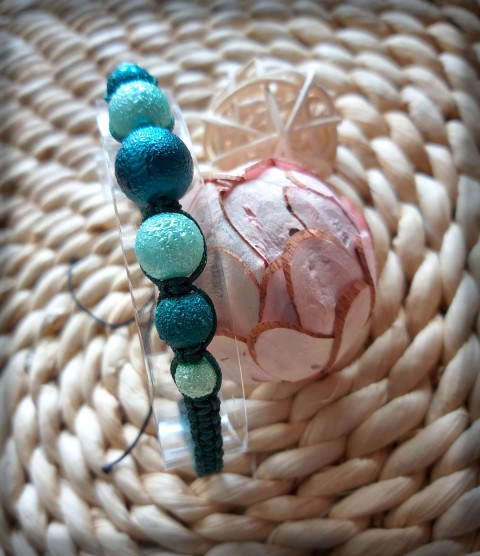 Drhaný náramek no.12 šperk náramek korálky doplněk pes kočka retro kroužek mazlíček drhání shambala drhaný kuh milovník 