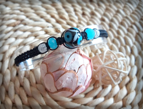 Drhaný náramek no.16 šperk náramek korálky doplněk vinutka retro drhání vinutá perla shamballa drhaný 