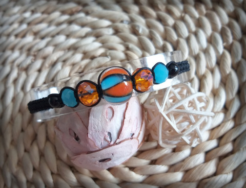 Drhaný náramek no.17 šperk náramek korálky doplněk vinutka retro drhání vinutá perla shamballa drhaný 