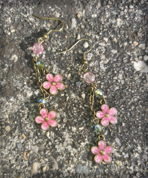 Kvítečka no.2 šperk doplněk náušnice květina květ rostlina kvítek botanika 