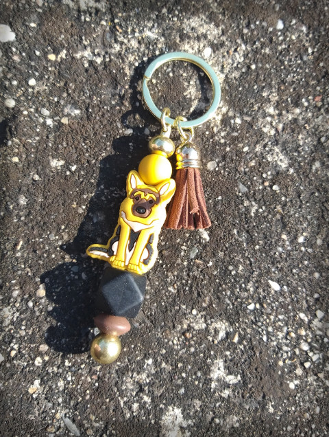 Pro milovníky psů - vlčák šperk přívěsek doplněk pes pejsek psík na tašku silikon na klíče vlčák psíček čivava husky 