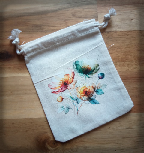 Sáček s nažehlovačkou no.4 pytlík sáček váček obal obrázek drobnost zvířátko 