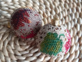 Baňky háčkované z korálků no.9