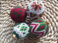 Baňky háčkované z korálků no.11