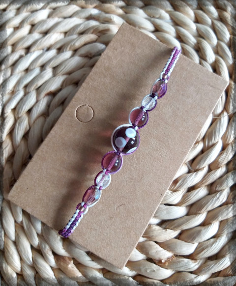 Drhaný náramek no.18 šperk náramek korálky doplněk retro kroužek mazlíček drhání shambala drhaný kuh milovník 