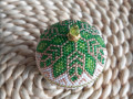 Baňka háčkovaná z korálků no.24
