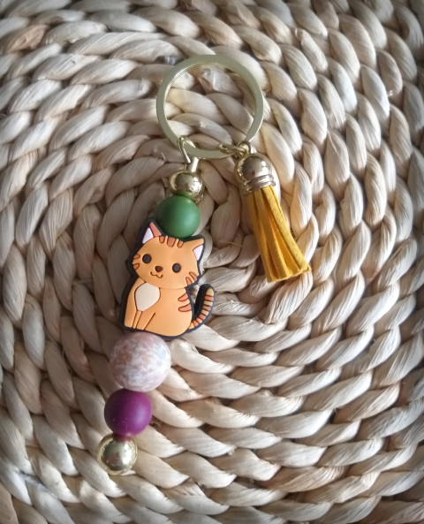 Zrzeček šperk přívěsek doplněk kočka kočička veselé kotě kočičí koťátko zvířátko kocourek na tašku silikon na klíče srandovní zíábava 